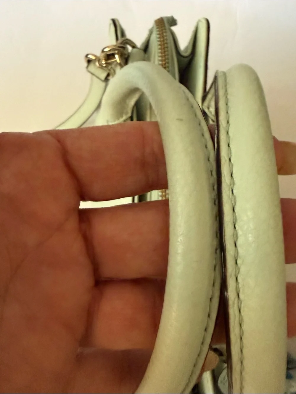 kate spade Mint Green Pebble Leather Satchel